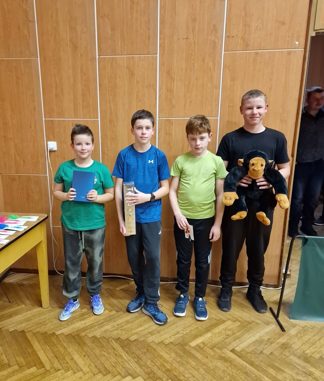 Mladí hráči stolního tenisu TJ Sokol Petrovice